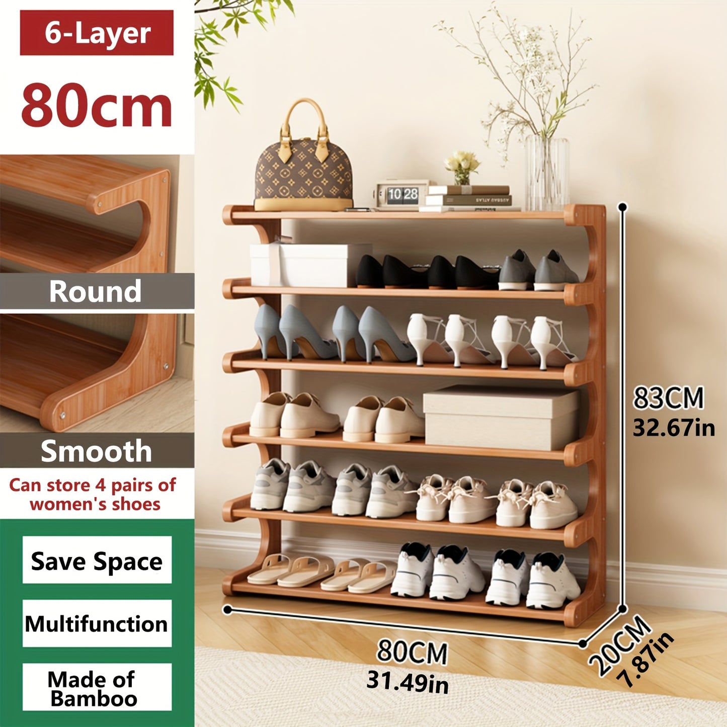Practical Shelving Unit Shoe Rack