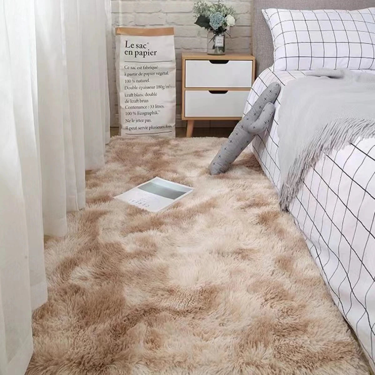 Soft Area Carpet Fluffy Non-slip