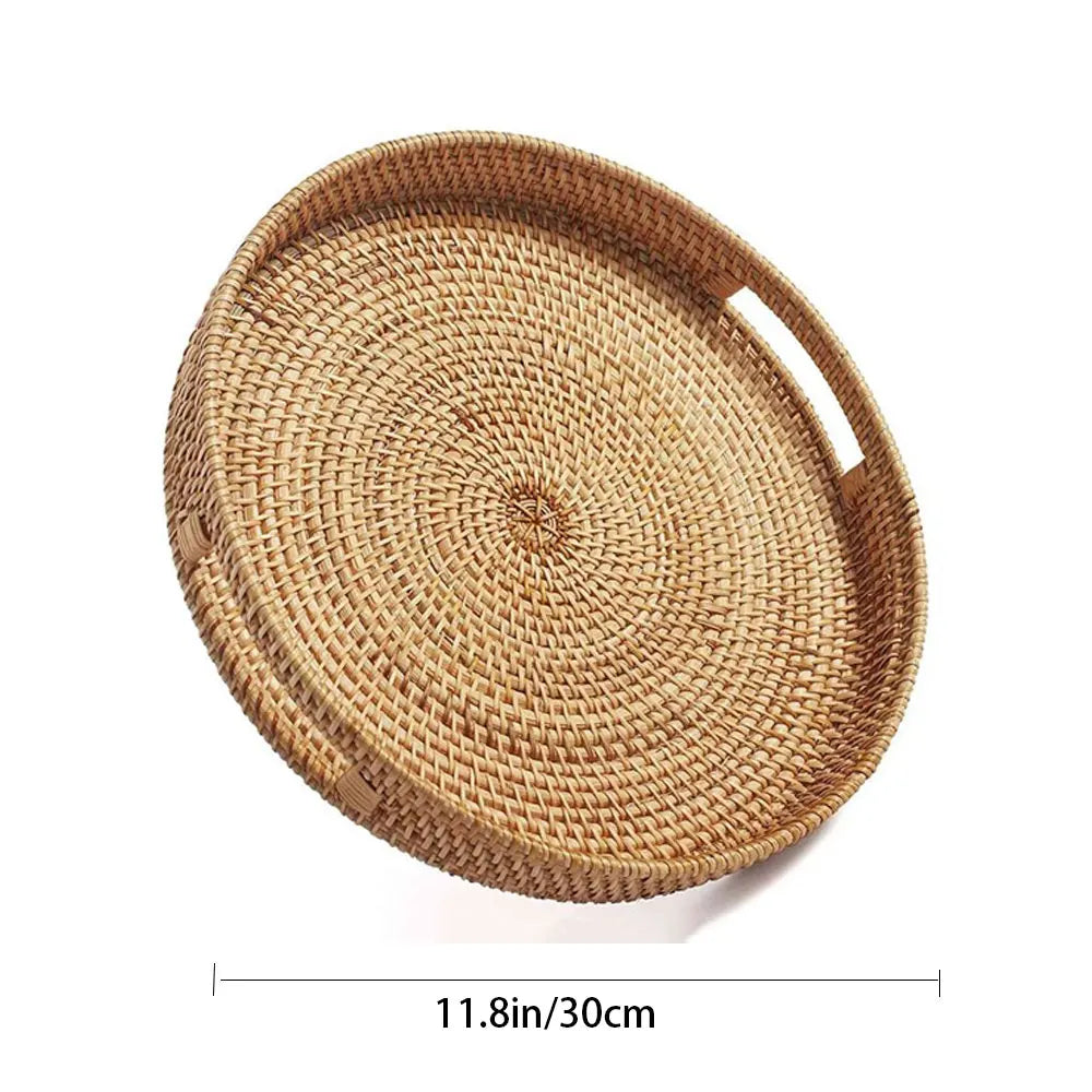 Natural Woven Serving Tray