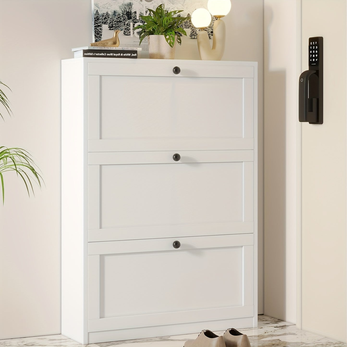 Wooden Modern Shoe Rack