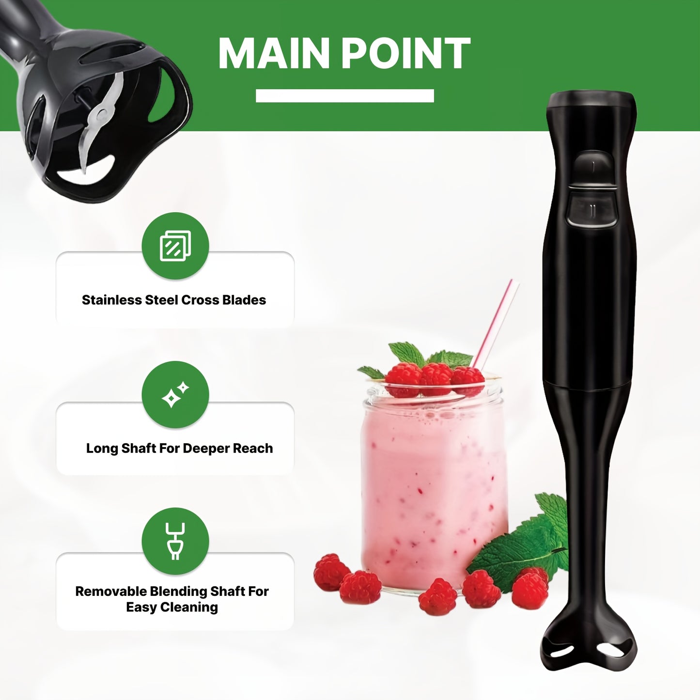 Handheld Immersion Blender