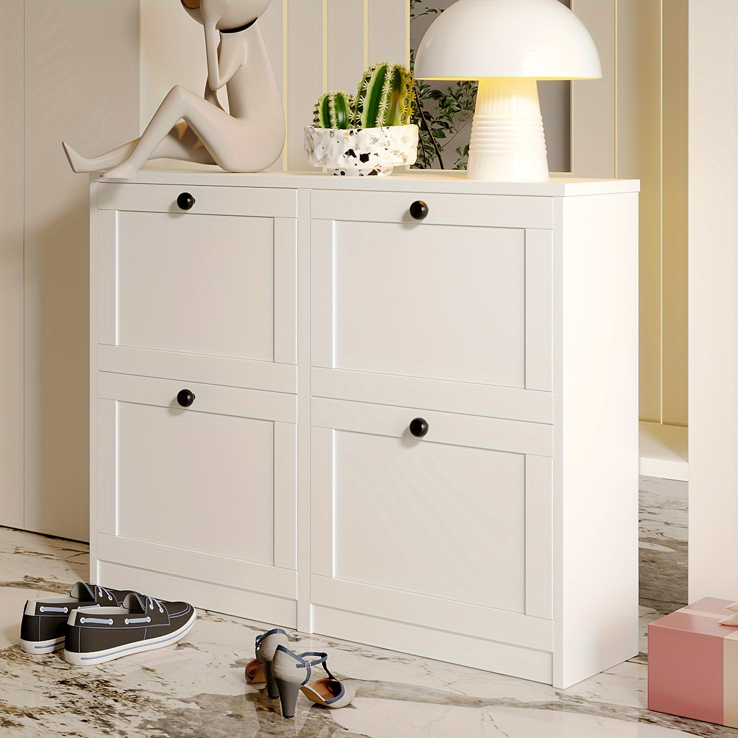 Wooden Modern Shoe Rack