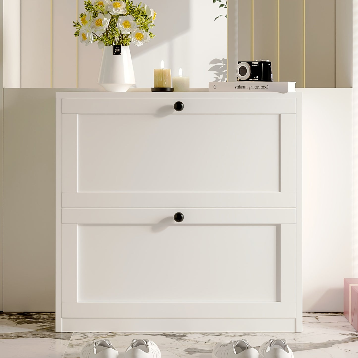 Wooden Modern Shoe Rack