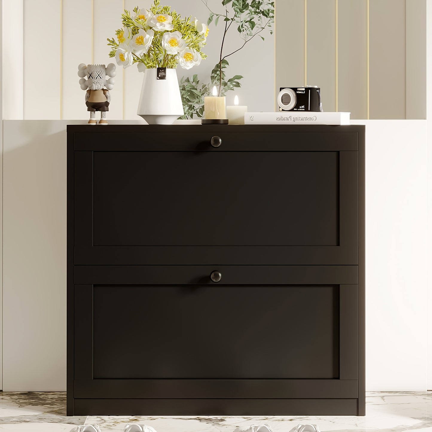 Wooden Modern Shoe Rack