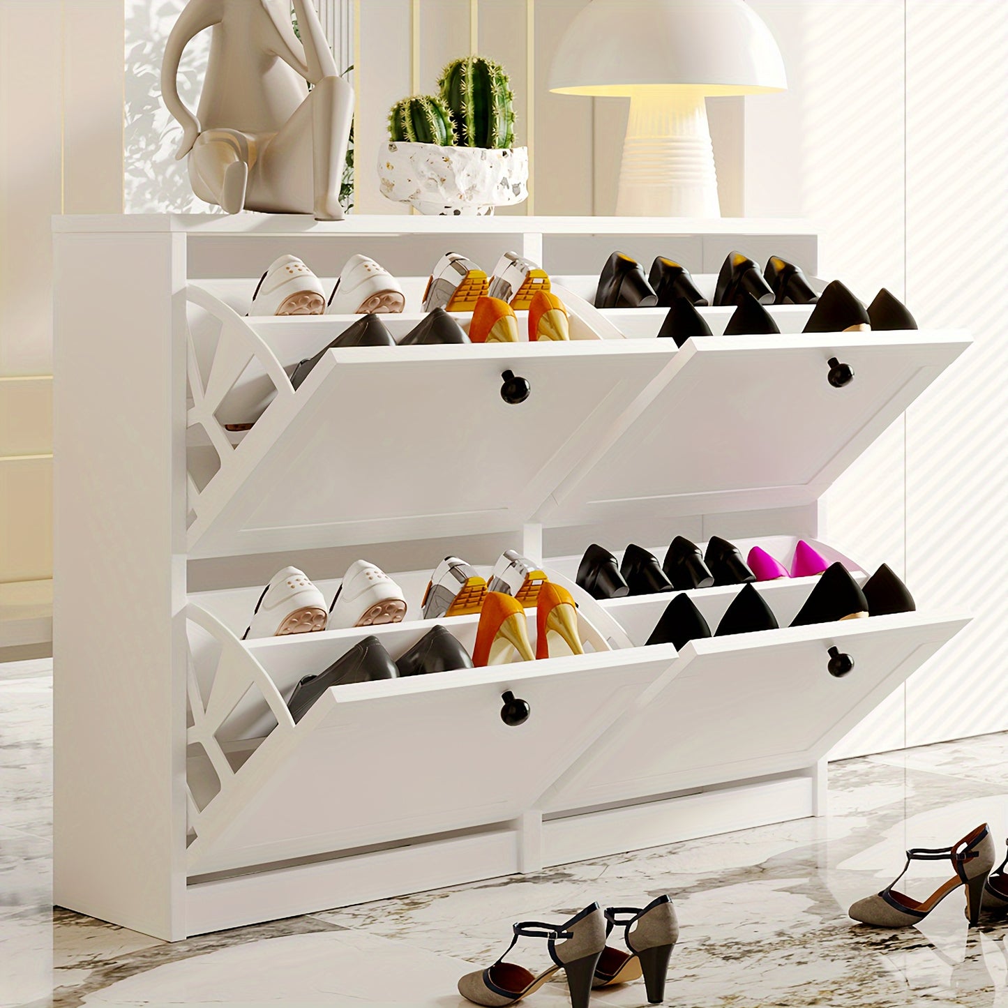 Wooden Modern Shoe Rack