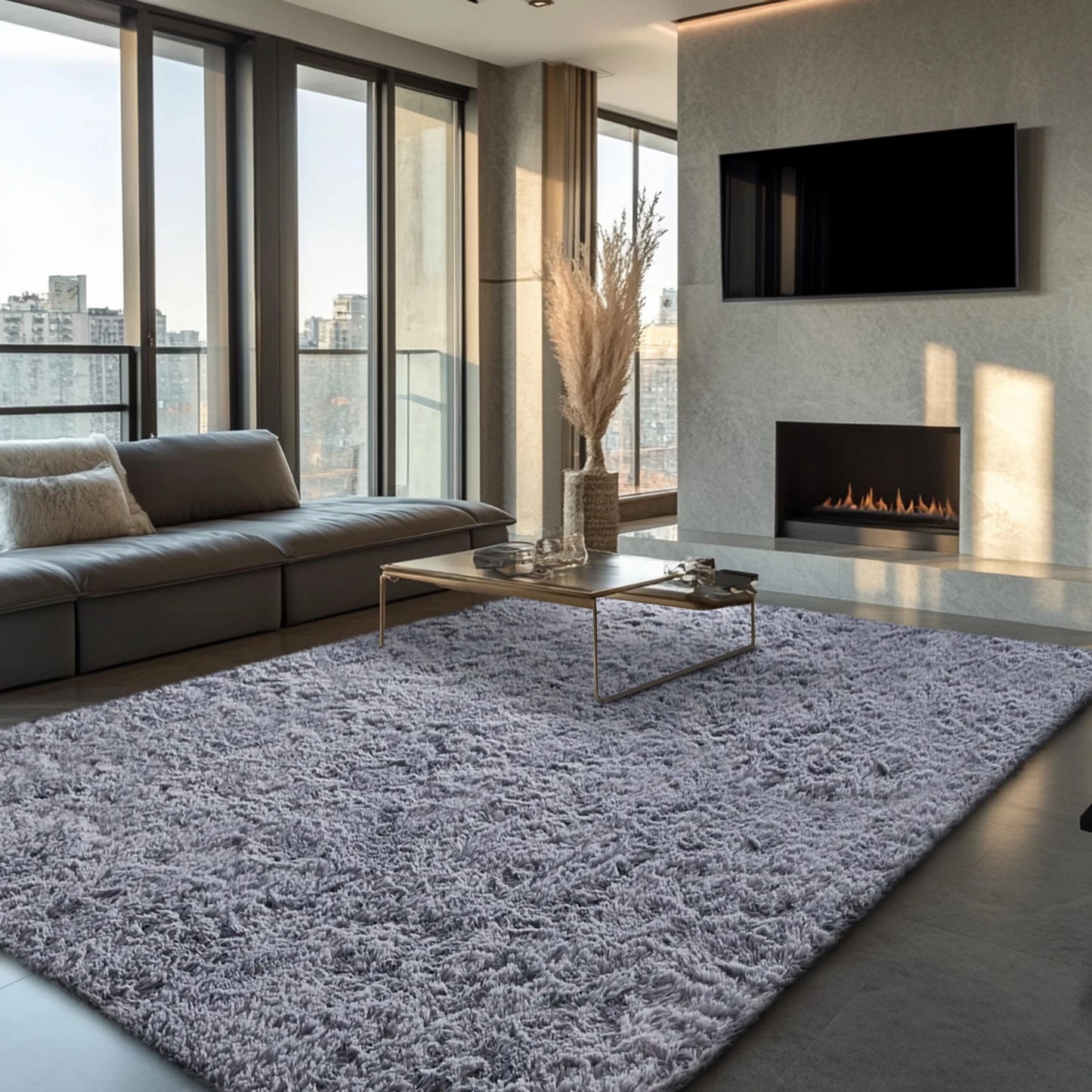 Plush Indoor Carpet For Room Home Decor
