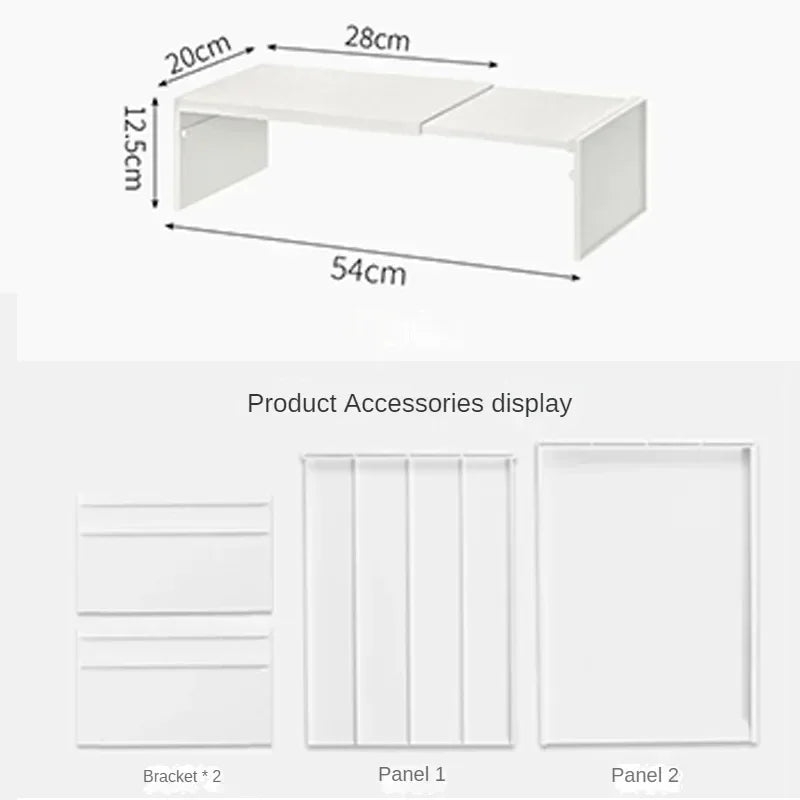 Cupboard Organizer Retractable Cabinet