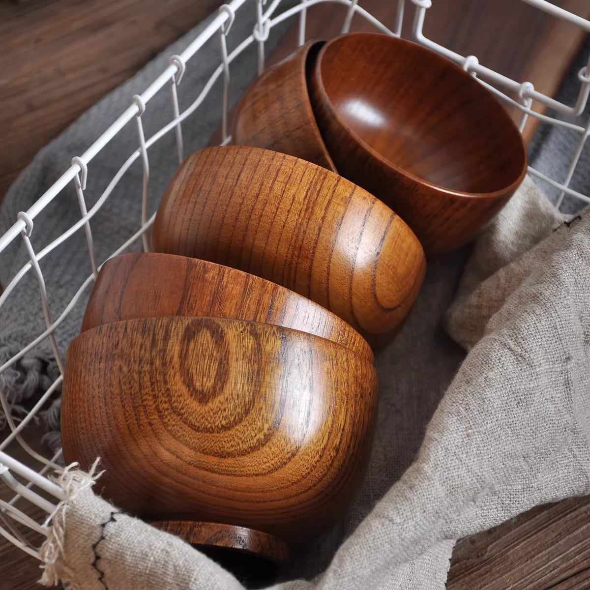 Japanese Wooden Bowls Wood