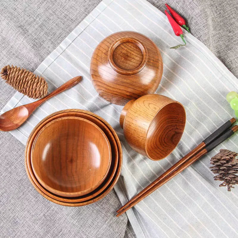 Japanese Wooden Bowls Wood