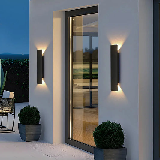 Outdoor Waterproof Wall Lamps Strip Aluminum Wall
