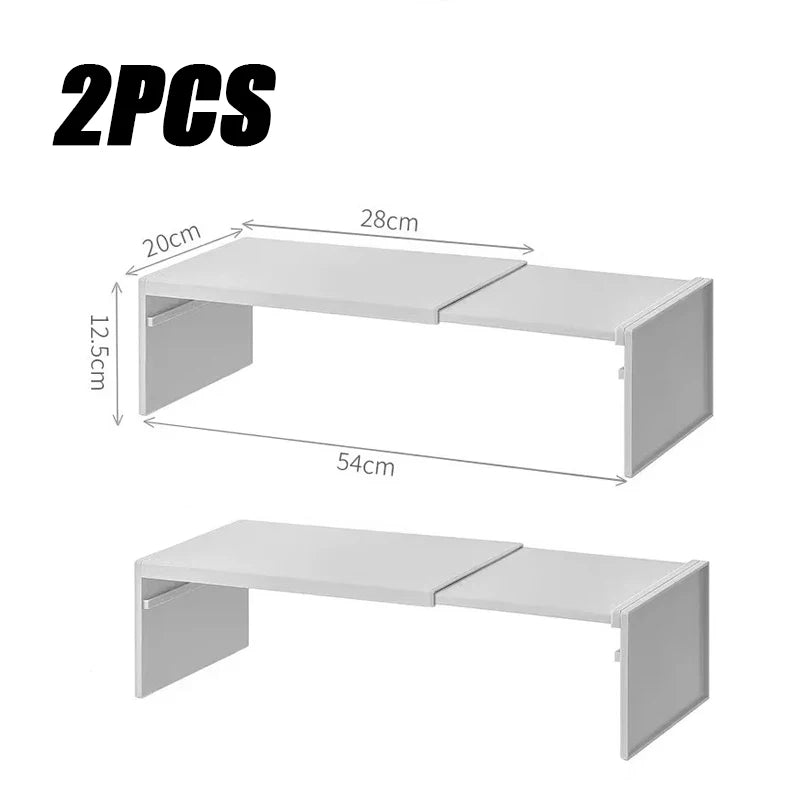 Cupboard Organizer Retractable Cabinet