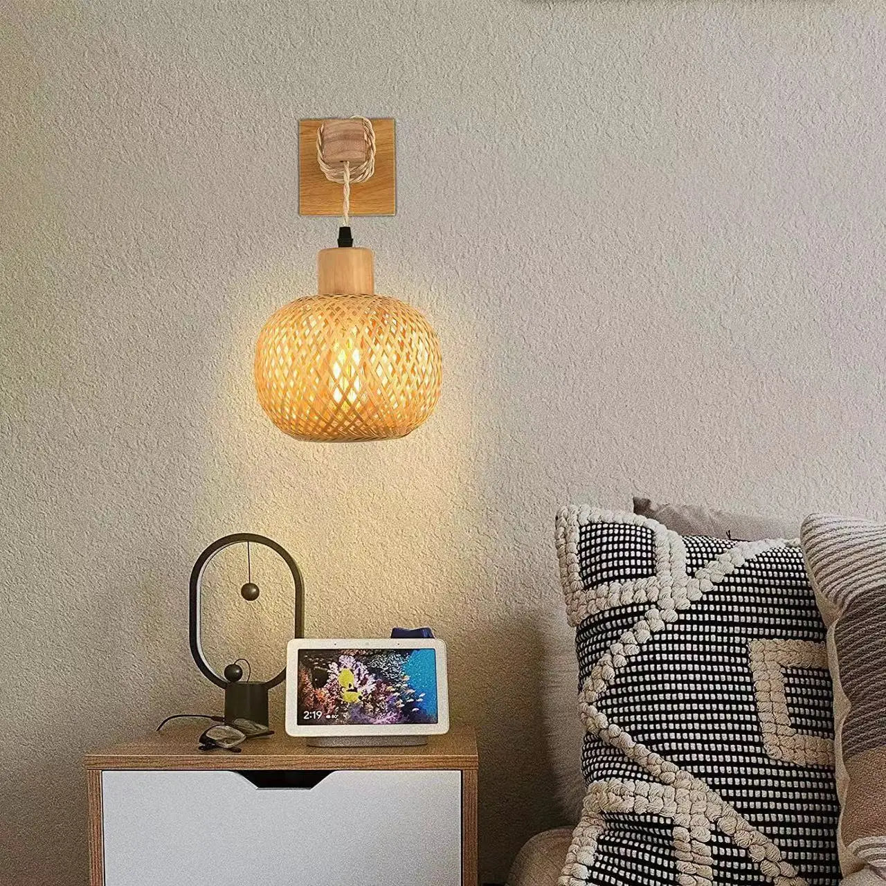 Style Bamboo Lamp