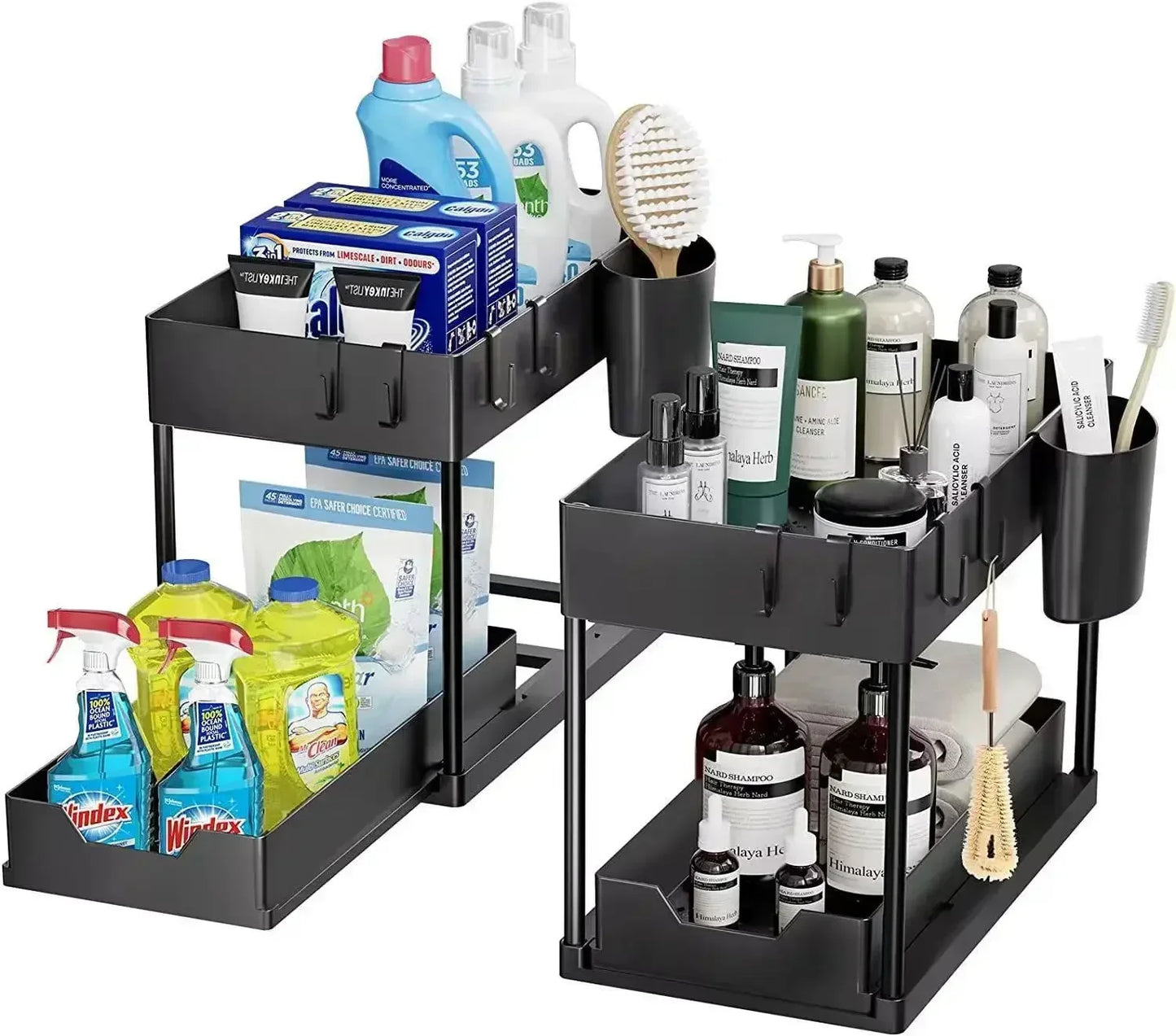 Sliding Cabinet Storage Rack
