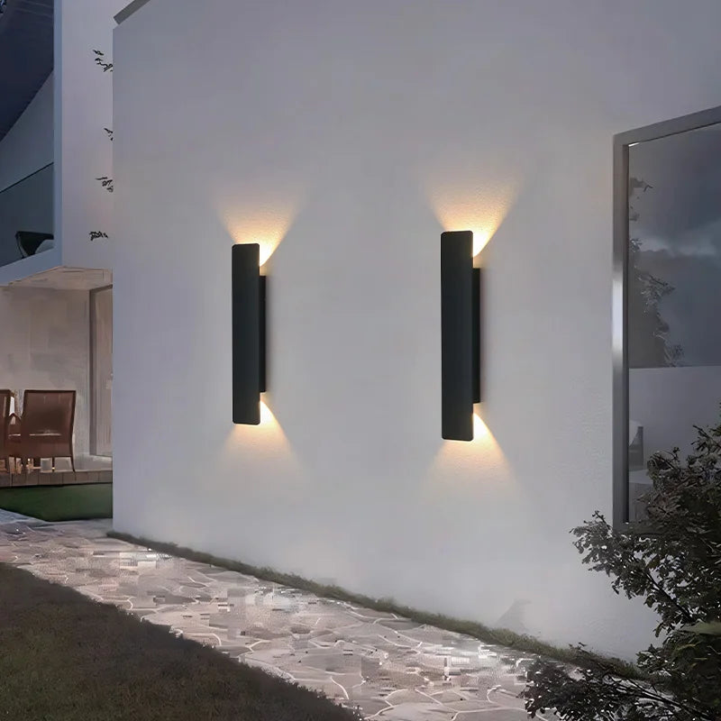 Outdoor Waterproof Wall Lamps Strip Aluminum Wall