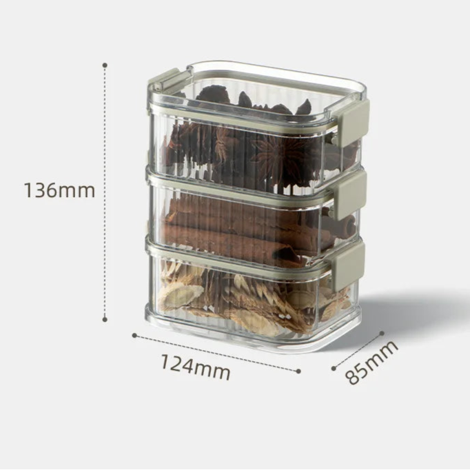 Sturdy Transparent Sealed Jars