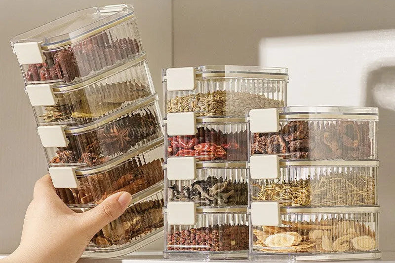 Sturdy Transparent Sealed Jars