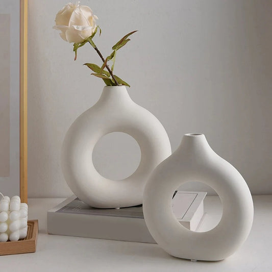 Nordic Donut Vase Circular