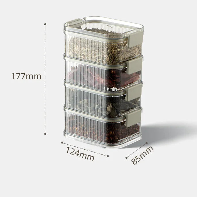 Sturdy Transparent Sealed Jars