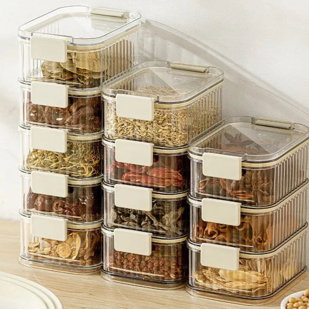 Sturdy Transparent Sealed Jars