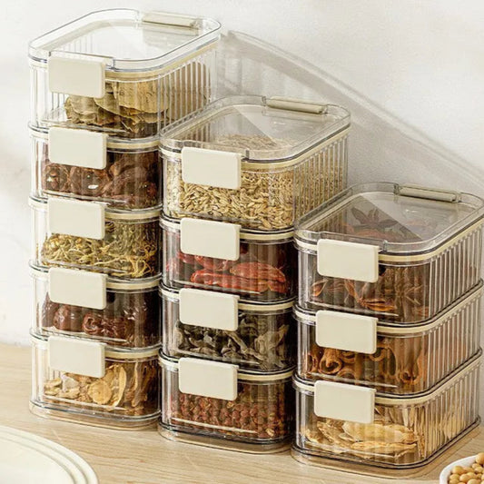 Sturdy Transparent Sealed Jars