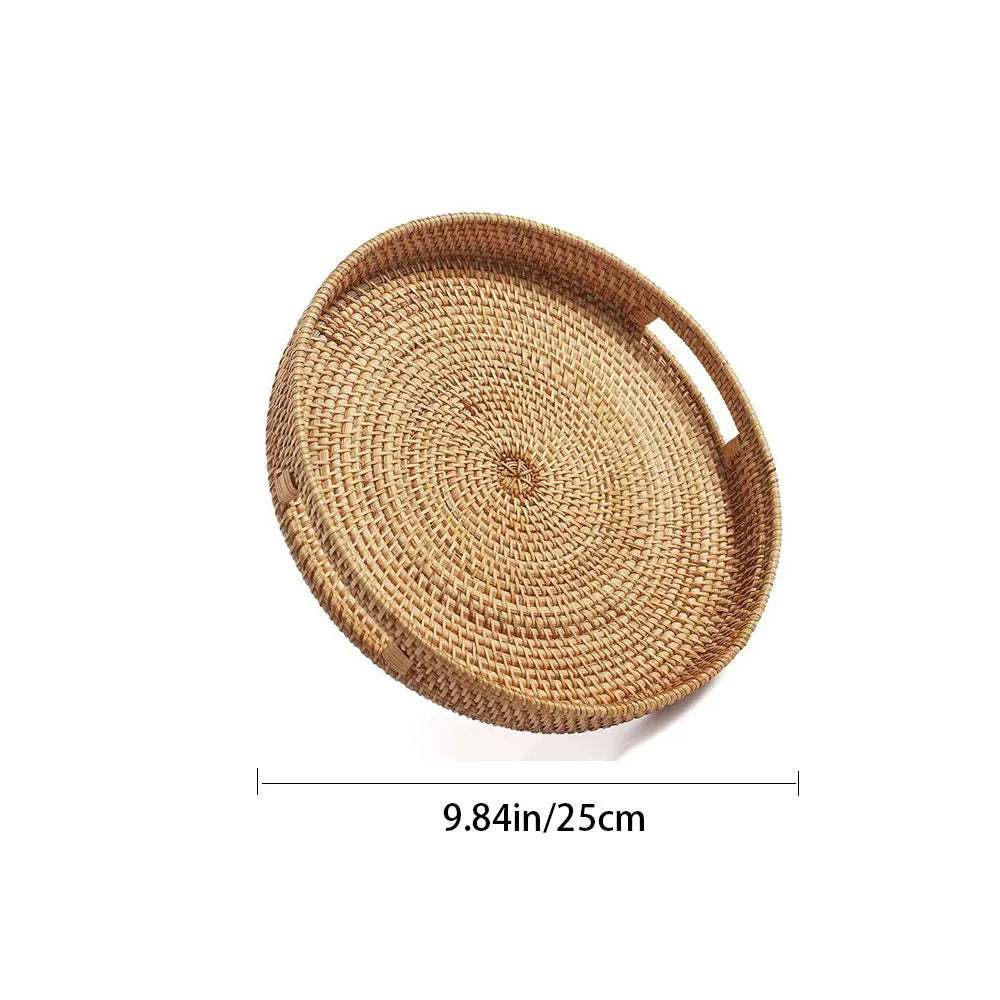 Natural Woven Serving Tray