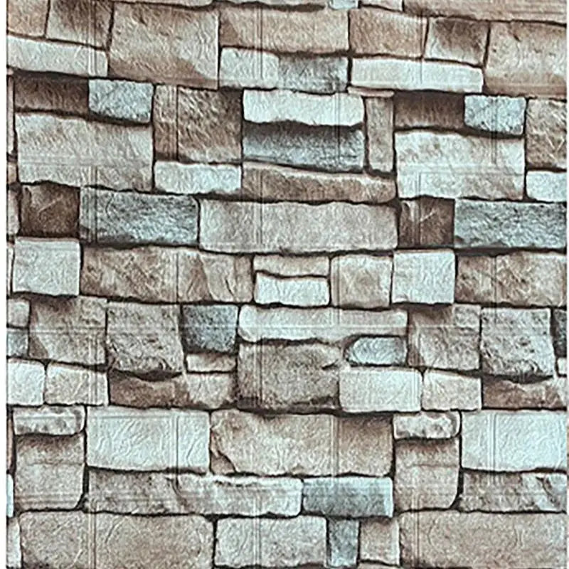 Decorative waterproof and moisture-proof self-adhesive wallpaper