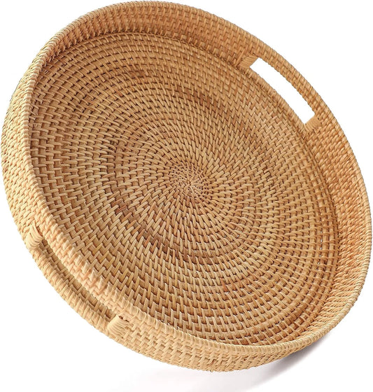 Natural Woven Serving Tray