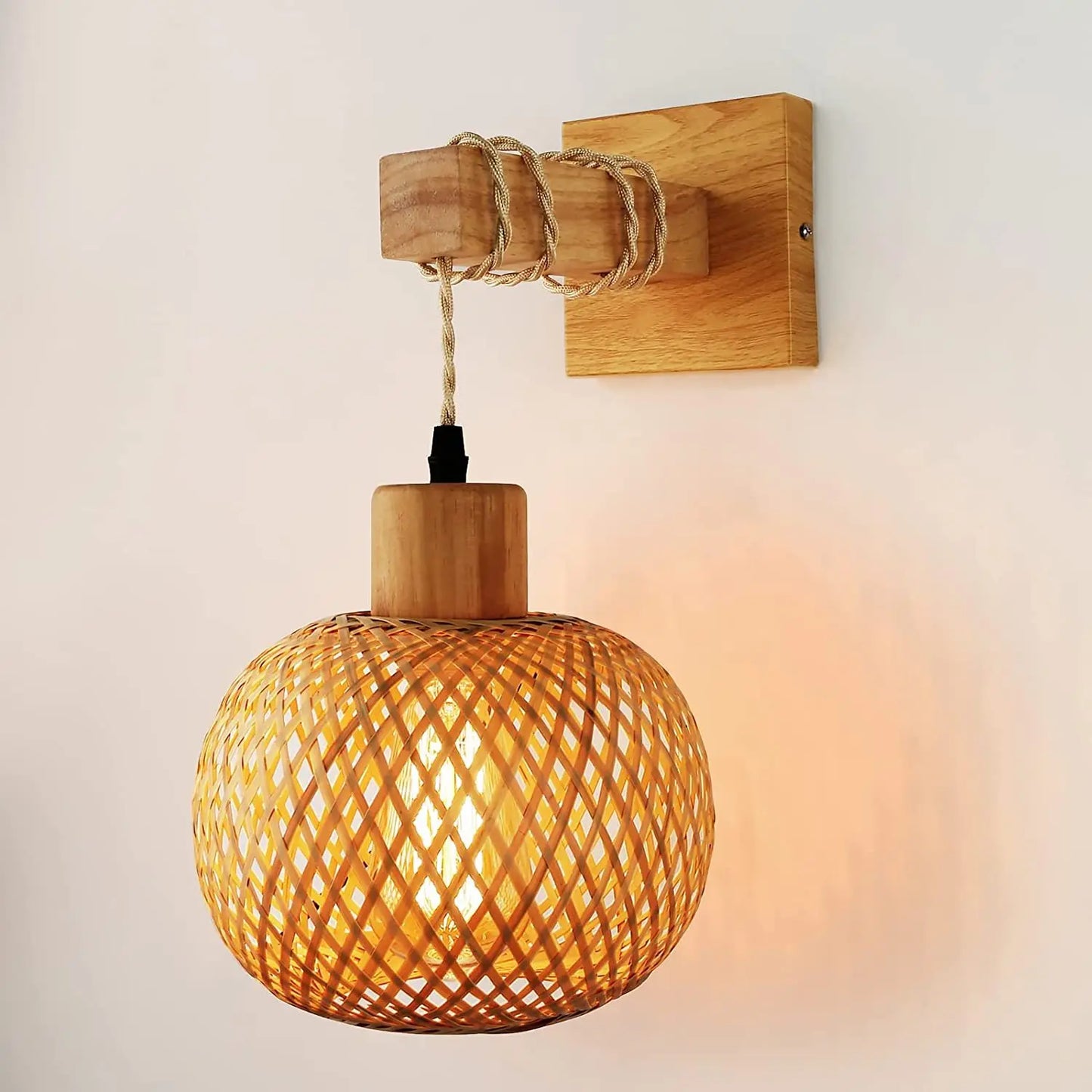 Style Bamboo Lamp