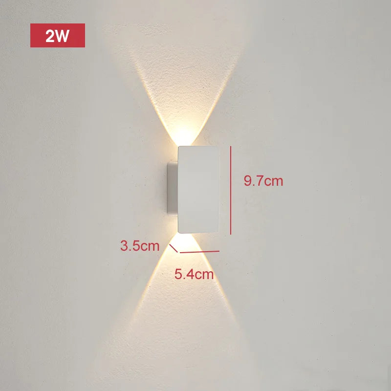Outdoor Waterproof Wall Lamps Strip Aluminum Wall