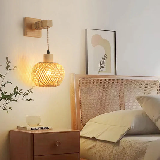 Style Bamboo Lamp