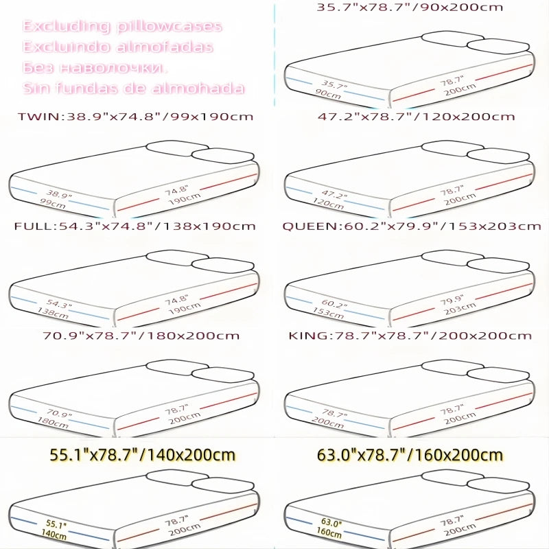 Waterproof Mattress Protector Soft Comfortable