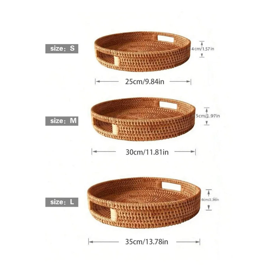 Natural Woven Serving Tray
