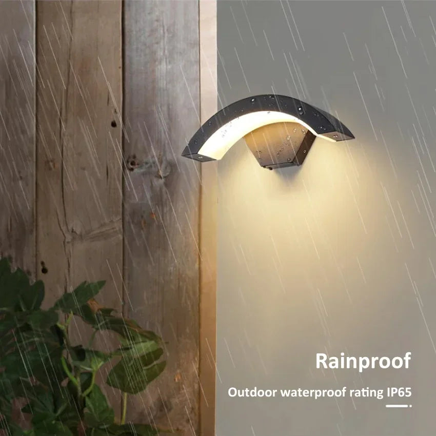 18w Sensor Outdoor Waterproof Wall Lights