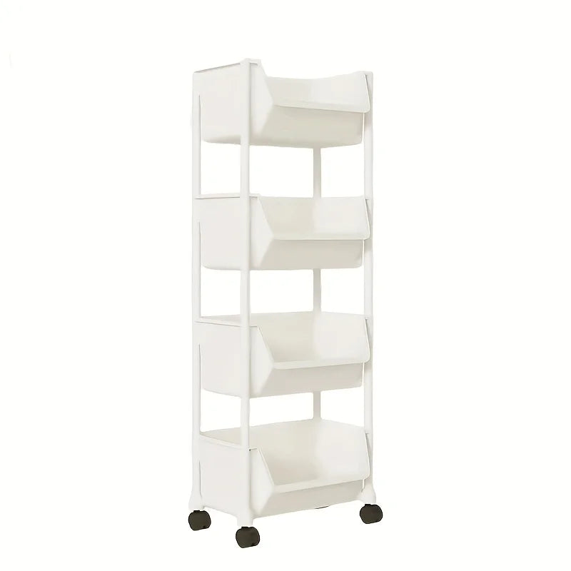 5-layers With wheels storage shelves