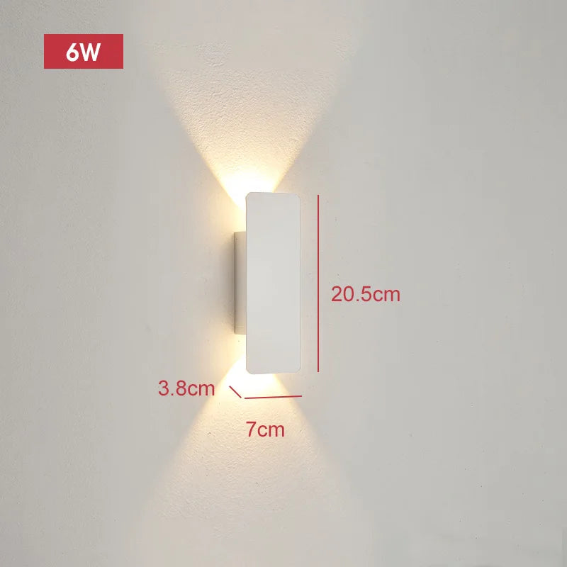 Outdoor Waterproof Wall Lamps Strip Aluminum Wall