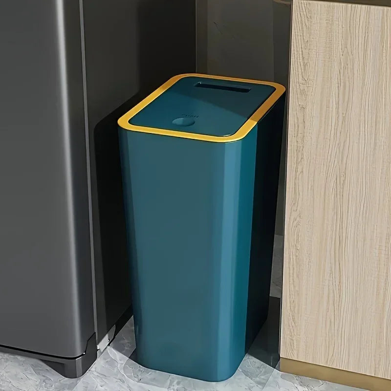 10L Odor Proof Trash Can with One Touch