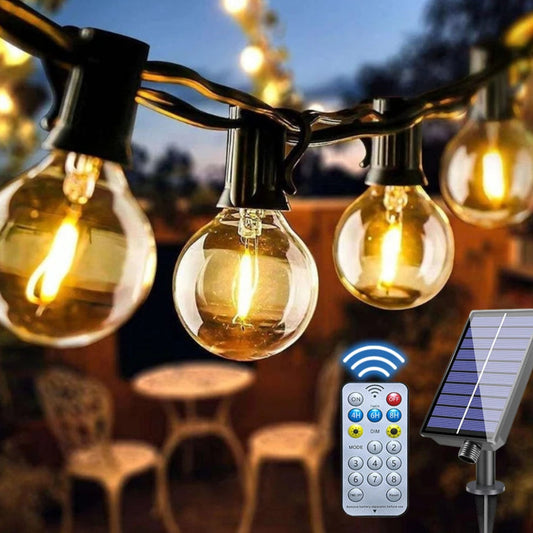 Solar G40 Outdoor String Lights