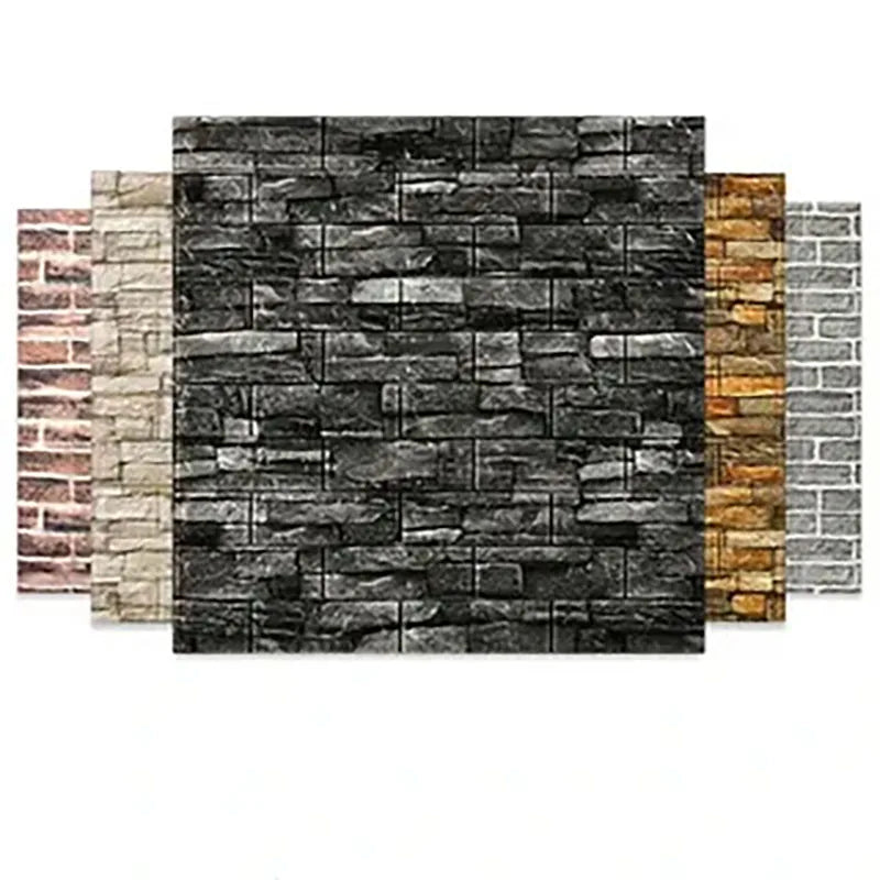 Decorative waterproof and moisture-proof self-adhesive wallpaper