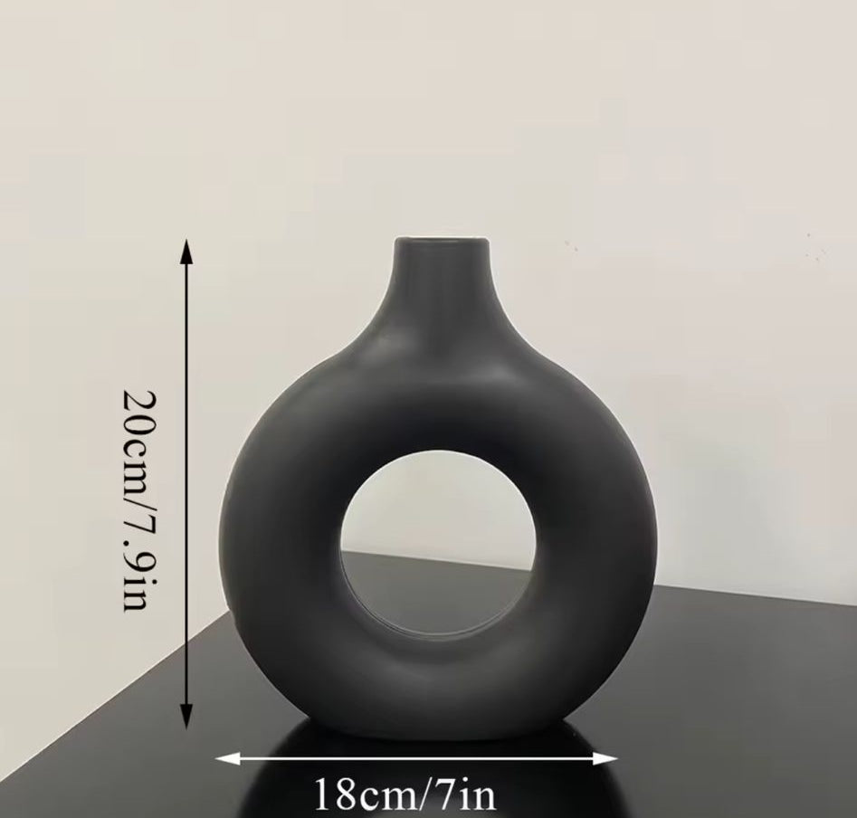 Nordic Donut Vase Circular