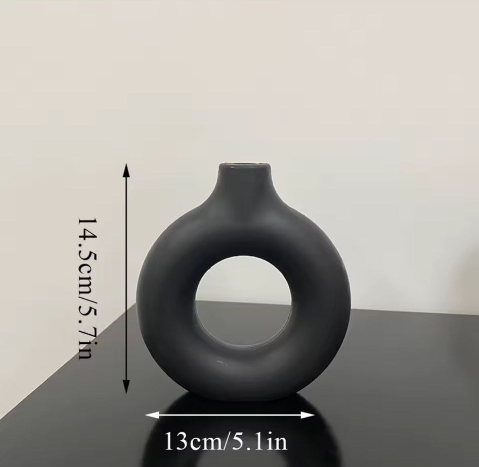 Nordic Donut Vase Circular