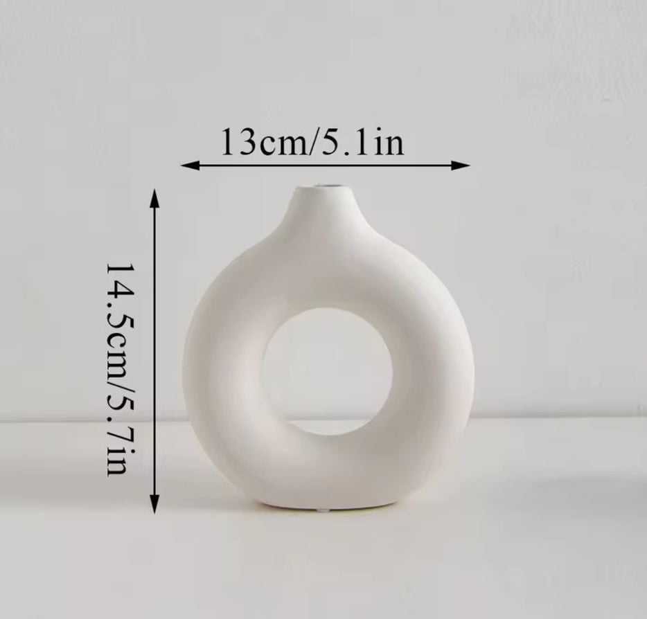 Nordic Donut Vase Circular