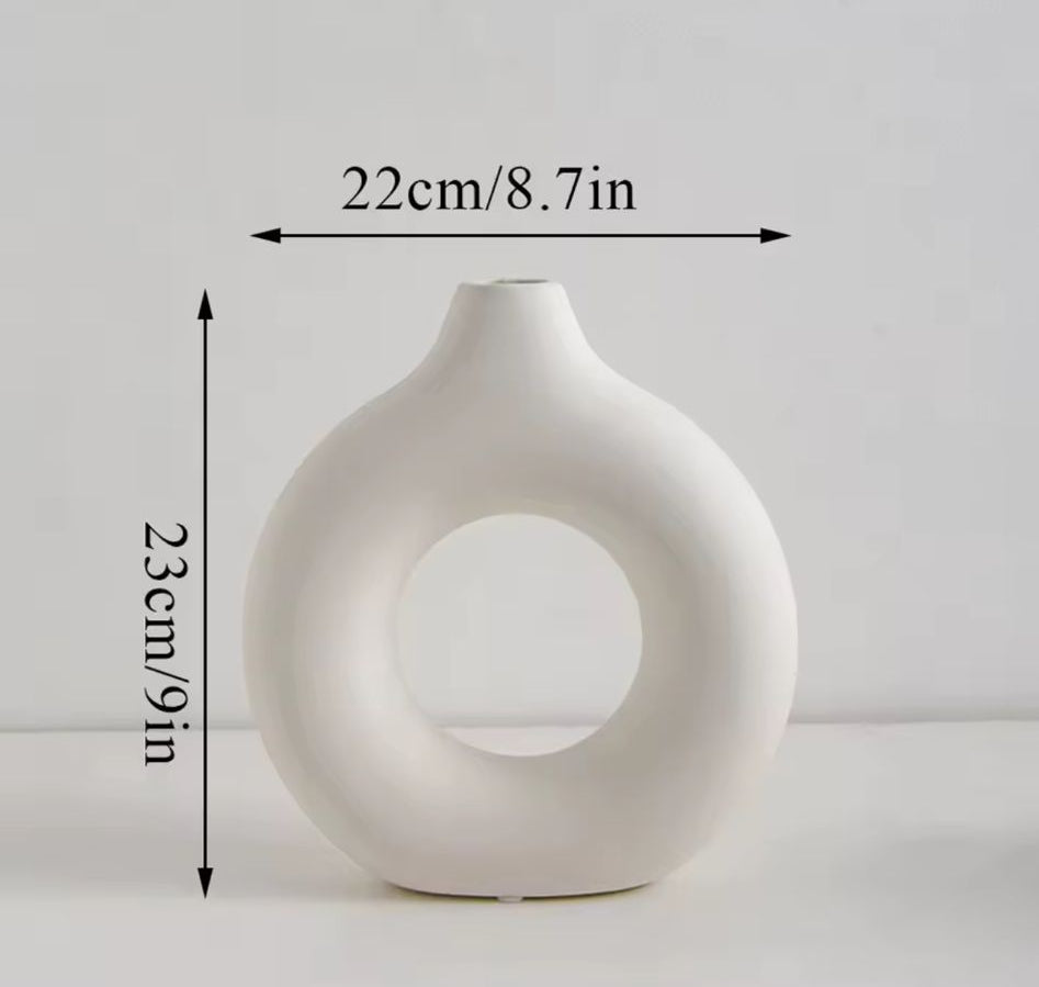 Nordic Donut Vase Circular